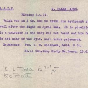 Soldier packet page