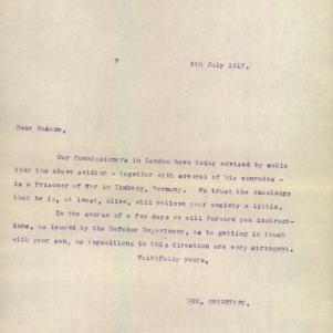 Soldier packet page