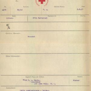 Soldier packet page