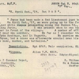 Soldier packet page