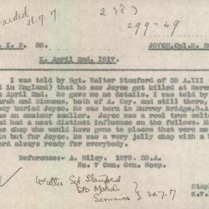 Soldier packet page