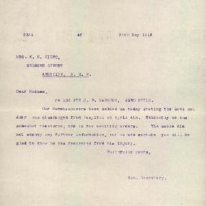 Soldier packet page