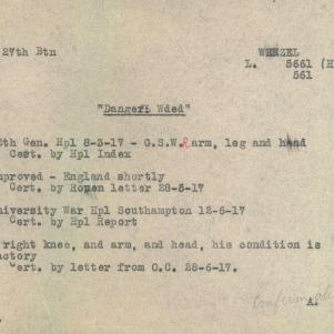 Soldier packet page