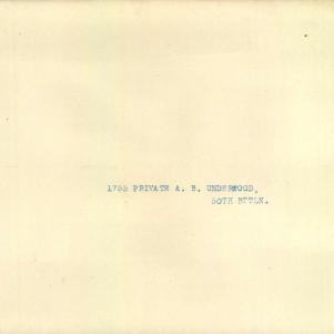 Soldier packet page