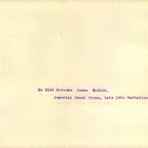 Soldier packet page
