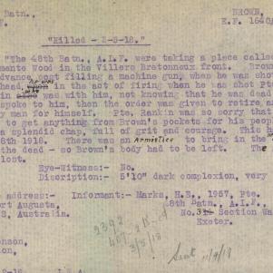 Soldier packet page