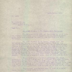 Soldier packet page