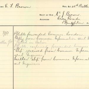 Soldier packet page