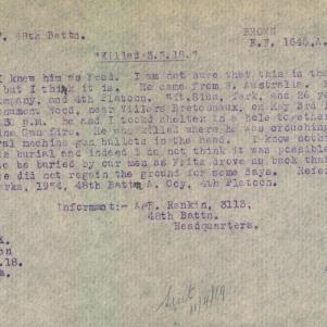 Soldier packet page