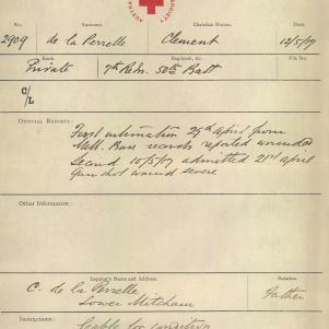 Soldier packet page