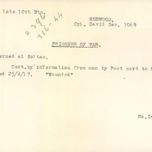 Soldier packet page