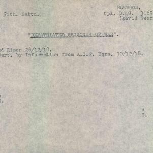 Soldier packet page