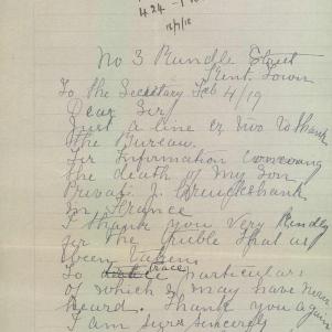 Soldier packet page