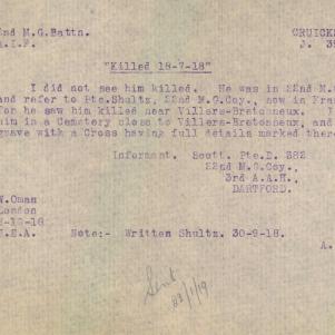 Soldier packet page