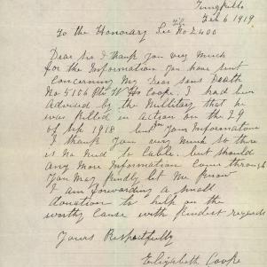 Soldier packet page