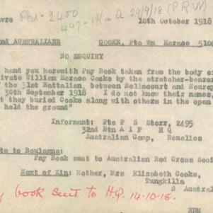 Soldier packet page