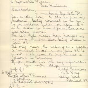 Soldier packet page