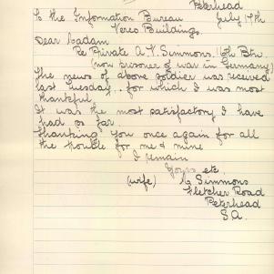 Soldier packet page