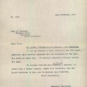 Soldier packet page