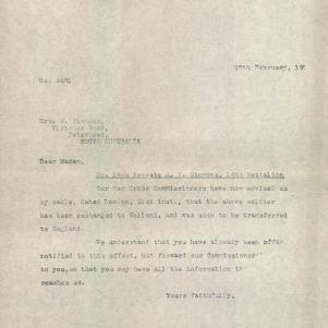 Soldier packet page