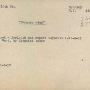 Soldier packet page