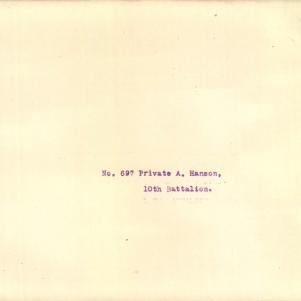 Soldier packet page