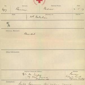 Soldier packet page