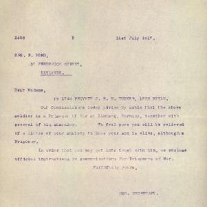 Soldier packet page