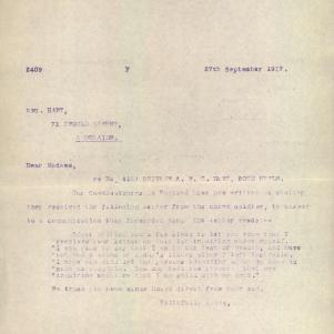 Soldier packet page