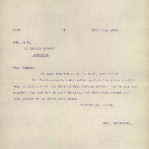 Soldier packet page