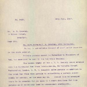 Soldier packet page