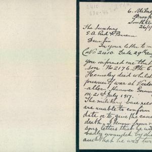 Soldier packet page