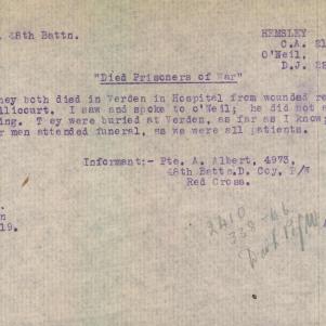 Soldier packet page