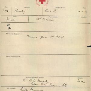 Soldier packet page