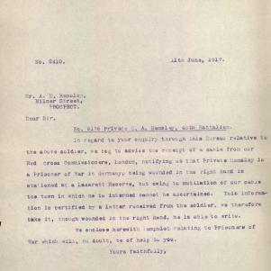 Soldier packet page