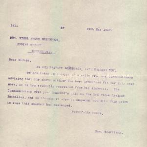 Soldier packet page