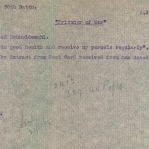 Soldier packet page