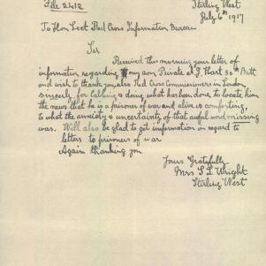 Soldier packet page