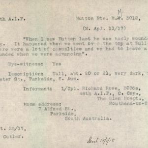 Soldier packet page