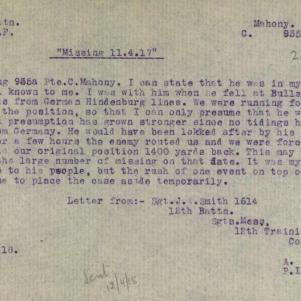 Soldier packet page