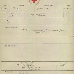 Soldier packet page