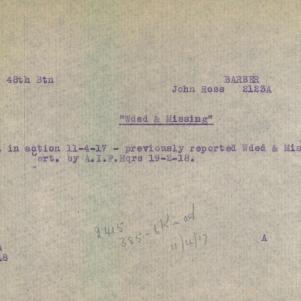 Soldier packet page