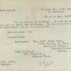 Soldier packet page