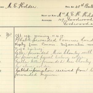 Soldier packet page
