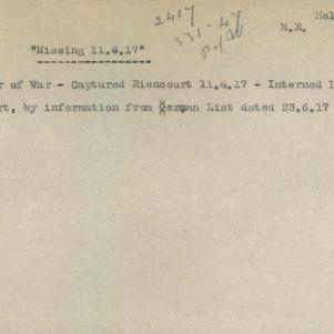 Soldier packet page