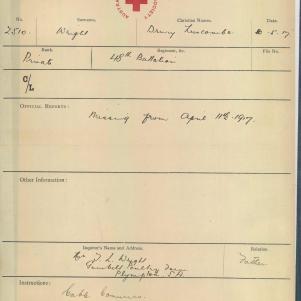 Soldier packet page