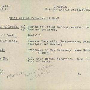 Soldier packet page