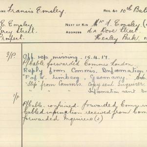 Soldier packet page