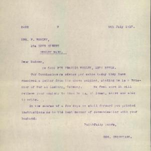 Soldier packet page