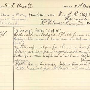 Soldier packet page